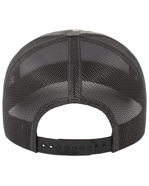 Pacific Headwear 107C Snapback Trucker Hat Doba